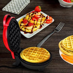 Mini Waflera Eléctrica Compacta | Waffles Deliciosos en Minutos
