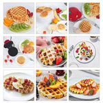 Mini Waflera Eléctrica Compacta | Waffles Deliciosos en Minutos
