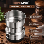 Molinillo Eléctrico Multifuncional para Café, Especias y Granos | Acero Inoxidable