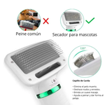 Cepillo Secador Para Mascotas 2 en 1