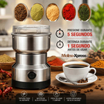 Molinillo Eléctrico Multifuncional para Café, Especias y Granos | Acero Inoxidable